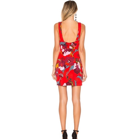 Free People Sweet Cherry Mini Dress in Red XS - Picture 3 of 5